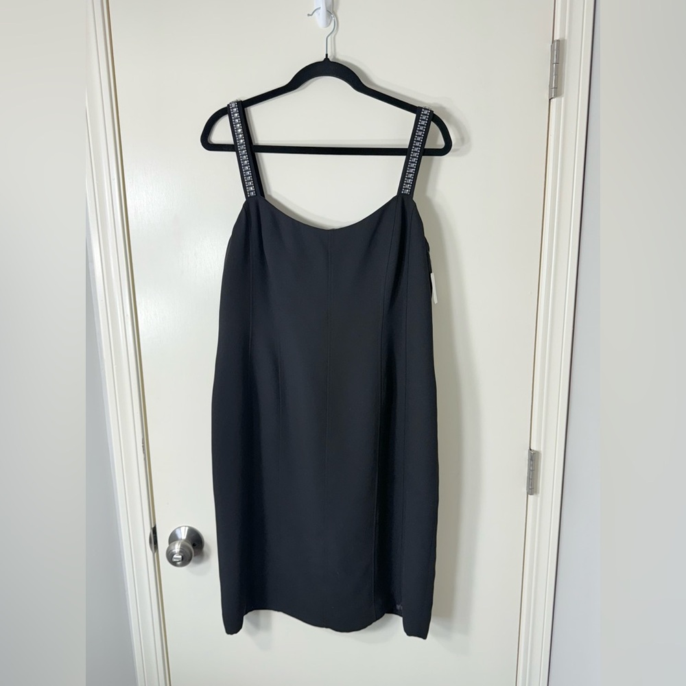 NWT Evan Picone Vintage Y2K‎ Little Black Dress Plus Size 14W